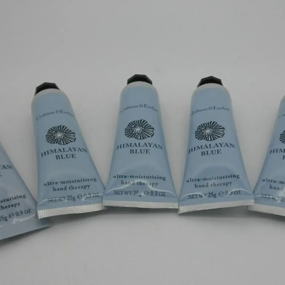 LOT OF 5 - Crabtree & Evelyn HIMALAYAN BLUE Hand Therapy 0.9 oz ORIGINAL